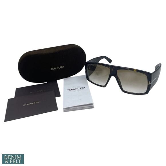 Tom Ford Raven FT1036/S Sunglasses Dark Tortoise Brown Gradient 52F Italy NEW!! - Picture 11 of 16